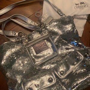 COPY - Limited edition Poppy large sequins handbag